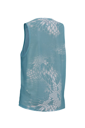 Rekord Run Singlet Modern Blue - Men's